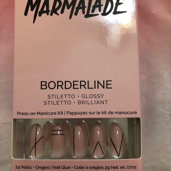 Marmalade Borderline Nails - Picture 1 of 3